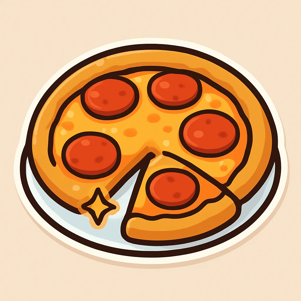The frozen pizza, honestly illustration