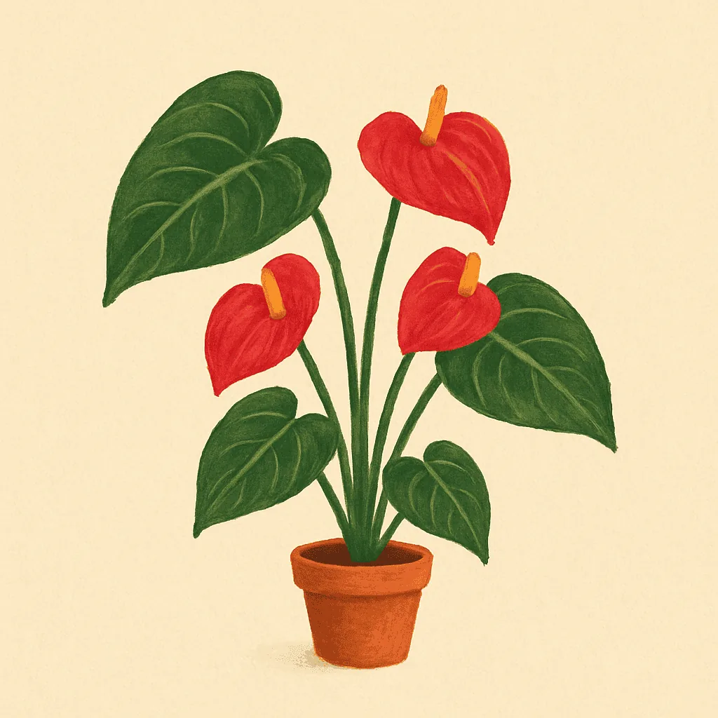 Anthurium illustration