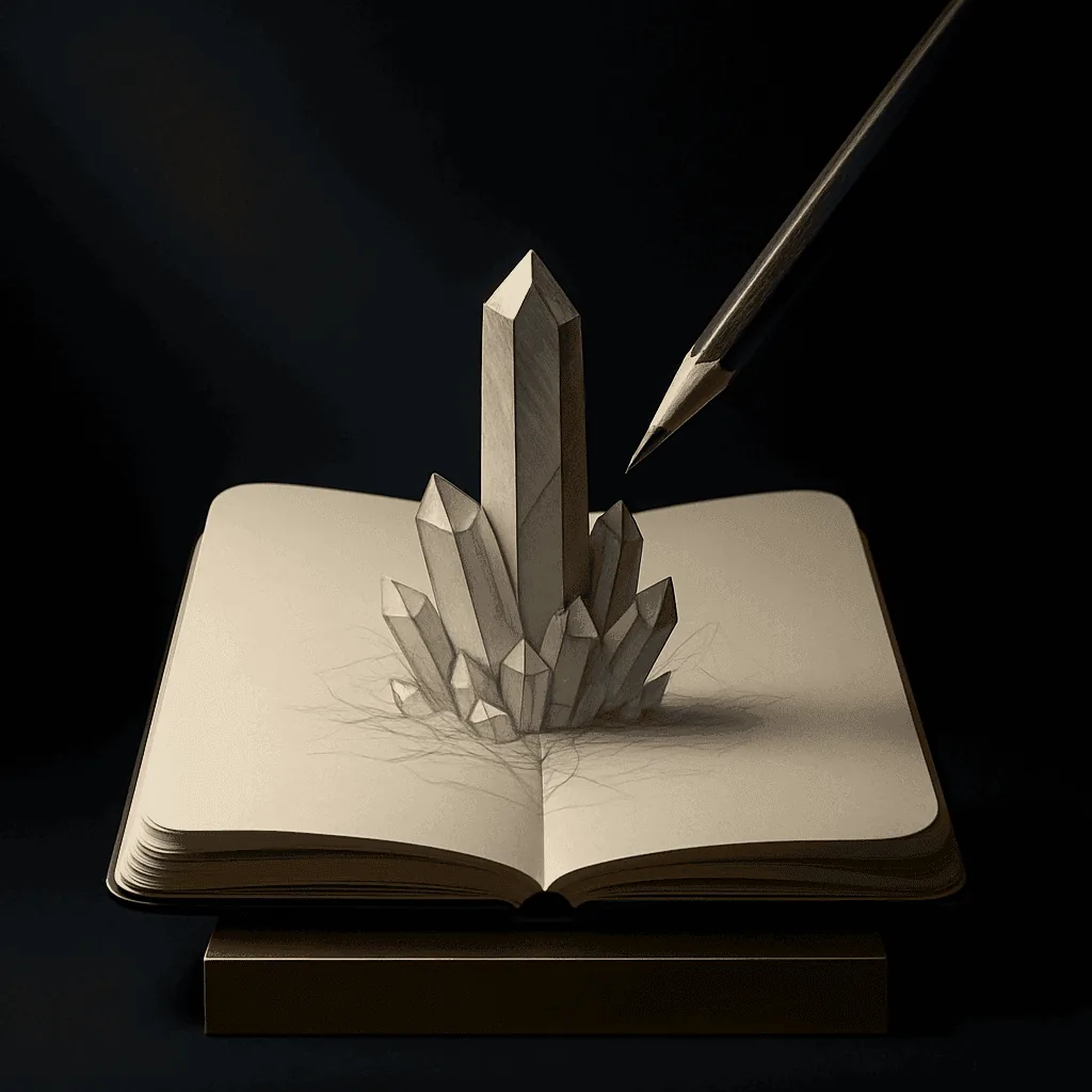 Sketching a stone you don't yet understand illustration