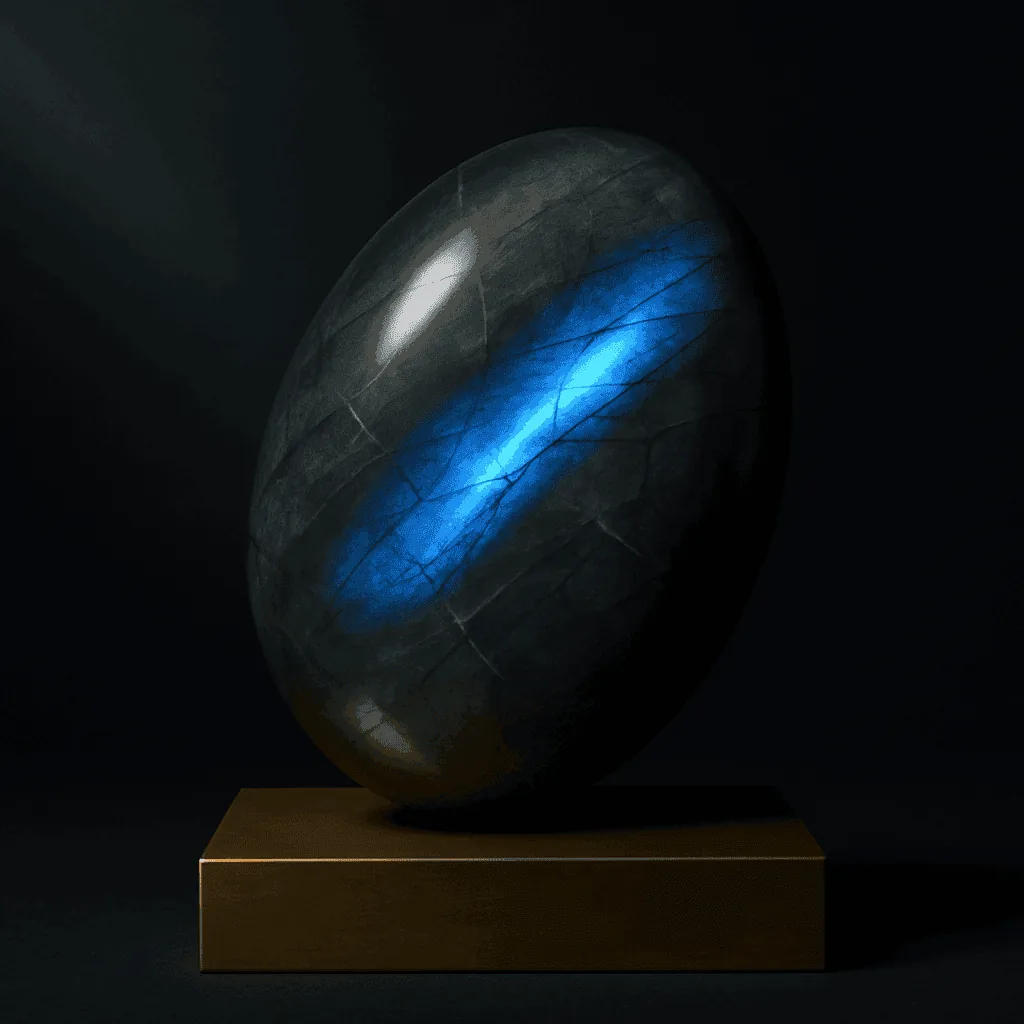 Moonstone, labradorite, and the feldspar shimmer illustration