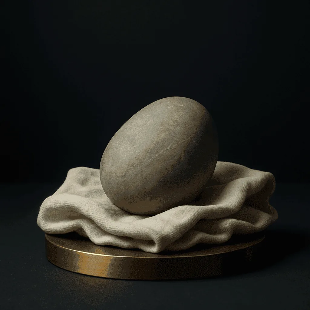 The first stone, and why it stays illustration