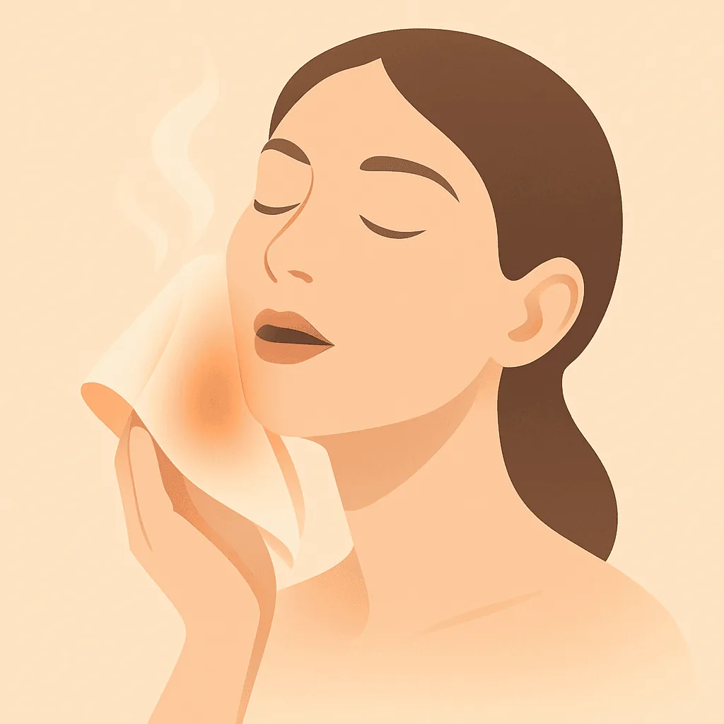 The evening cleanse, unhurried illustration