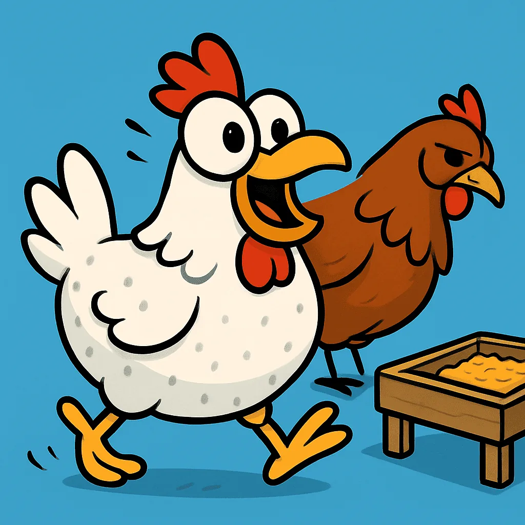 When the pecking order changes illustration