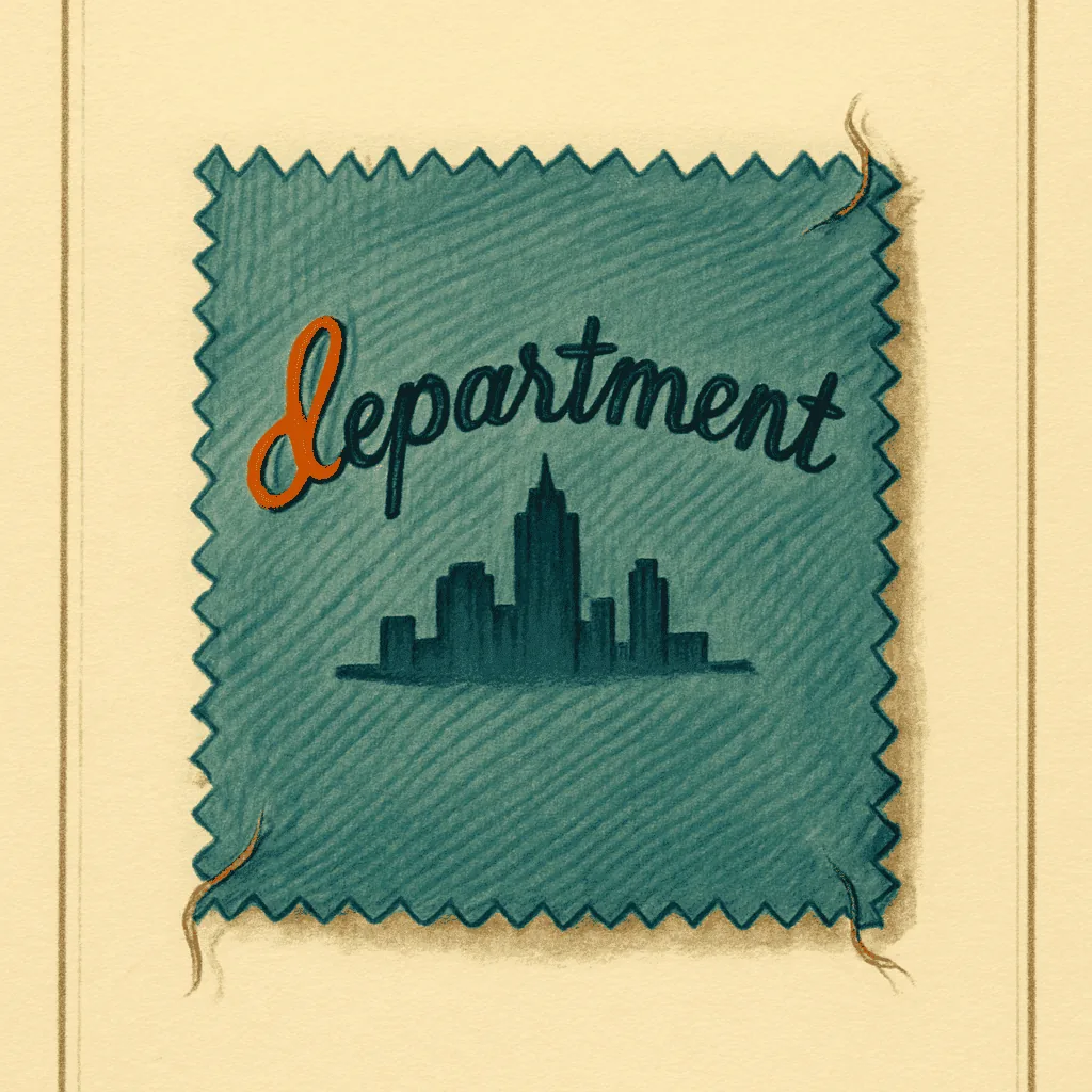 The department store label and its confidence illustration