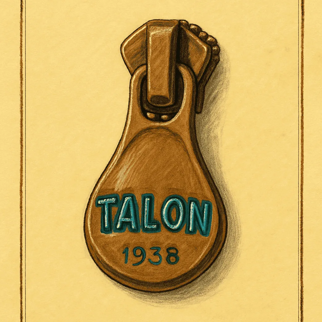 Talon, Conmar, YKK, and the closure timeline illustration