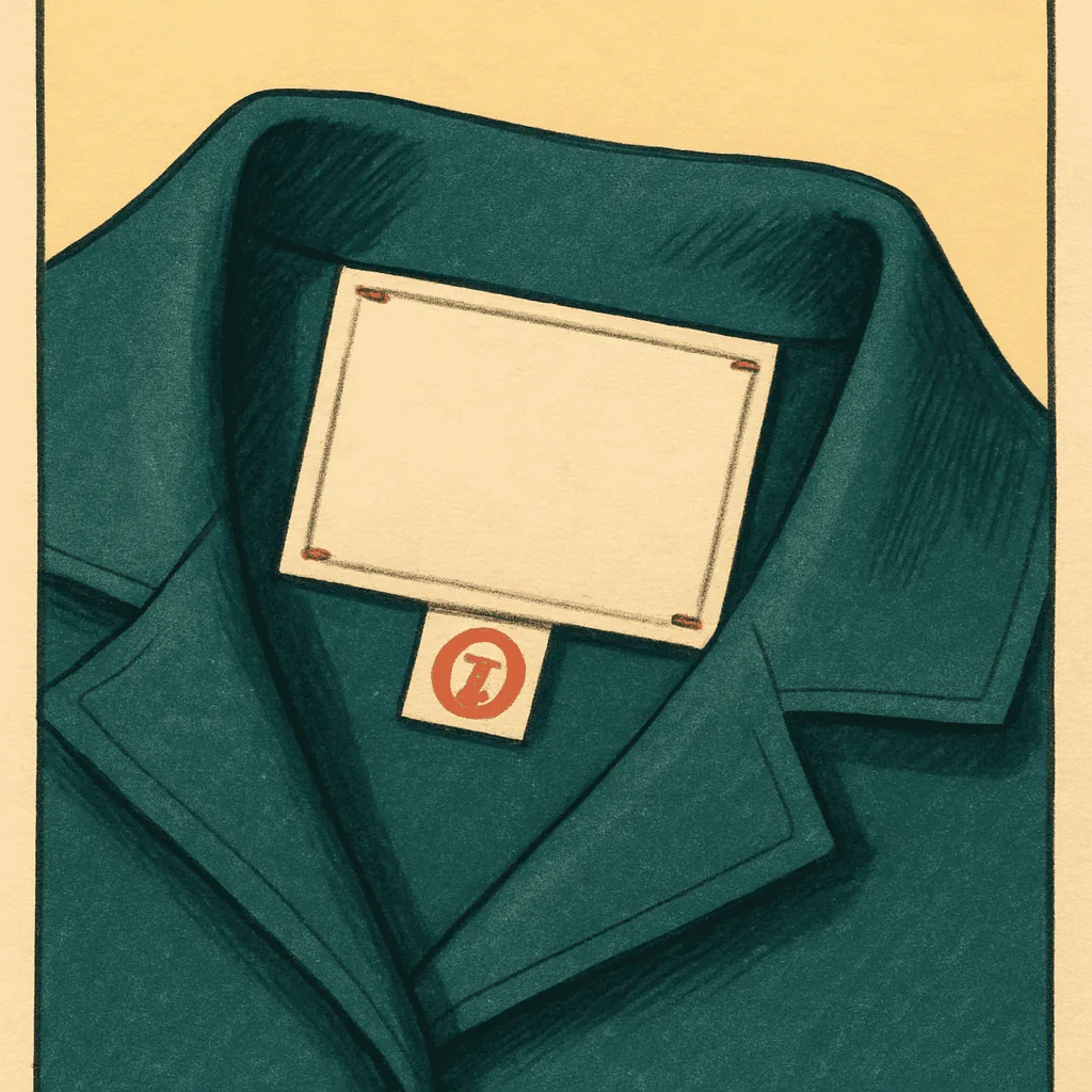 The union label and what it fixes in time illustration