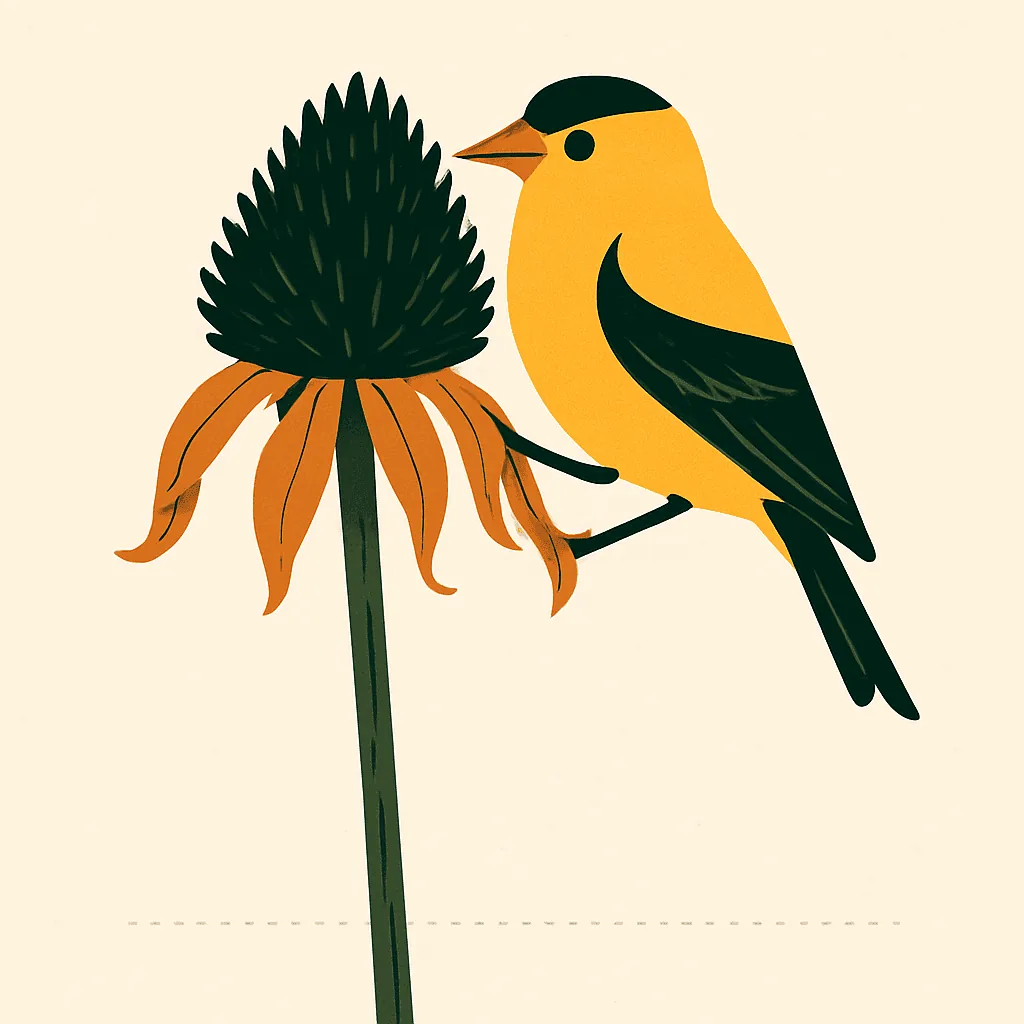 Native plants that feed year-round illustration