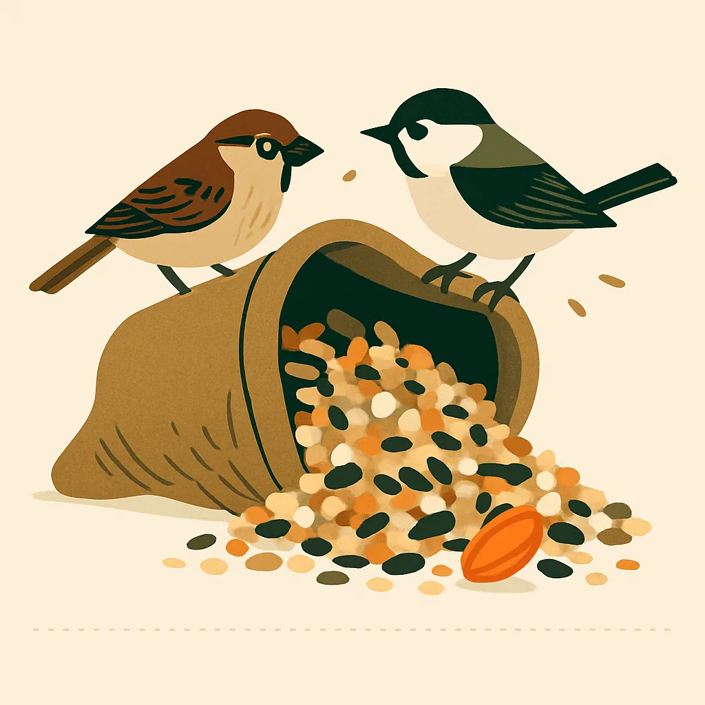 A seed mix that earns its keep illustration
