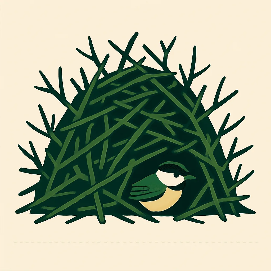 The brush pile no one builds illustration